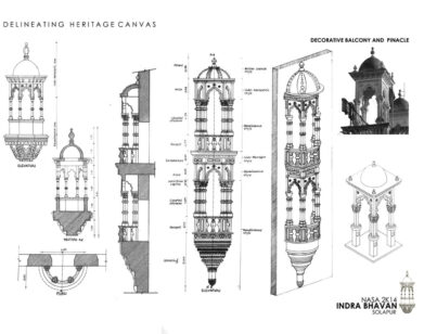 Decorative Balcony & Pinnacle